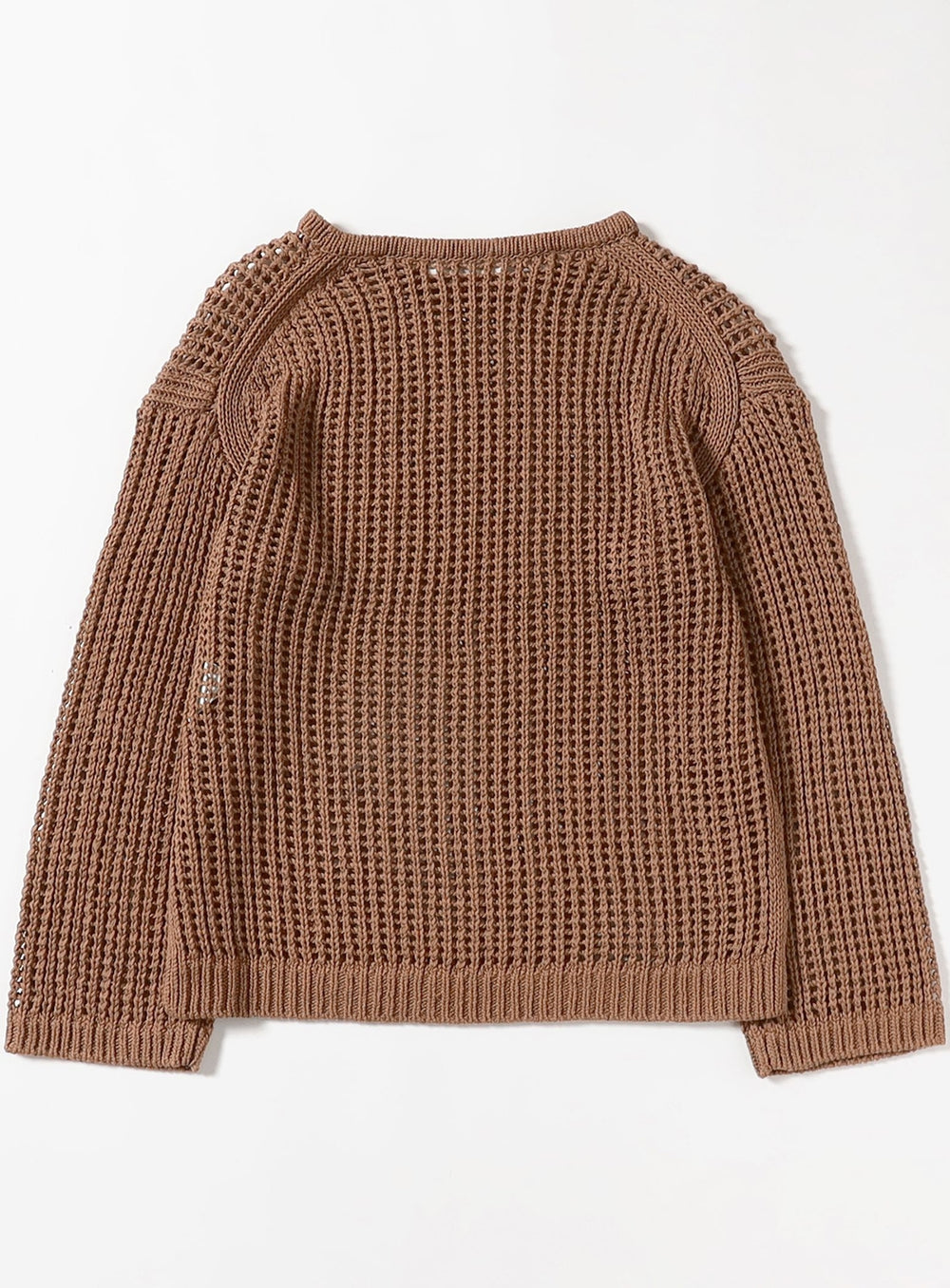 3-Gauge Cotton Mesh Pullover
