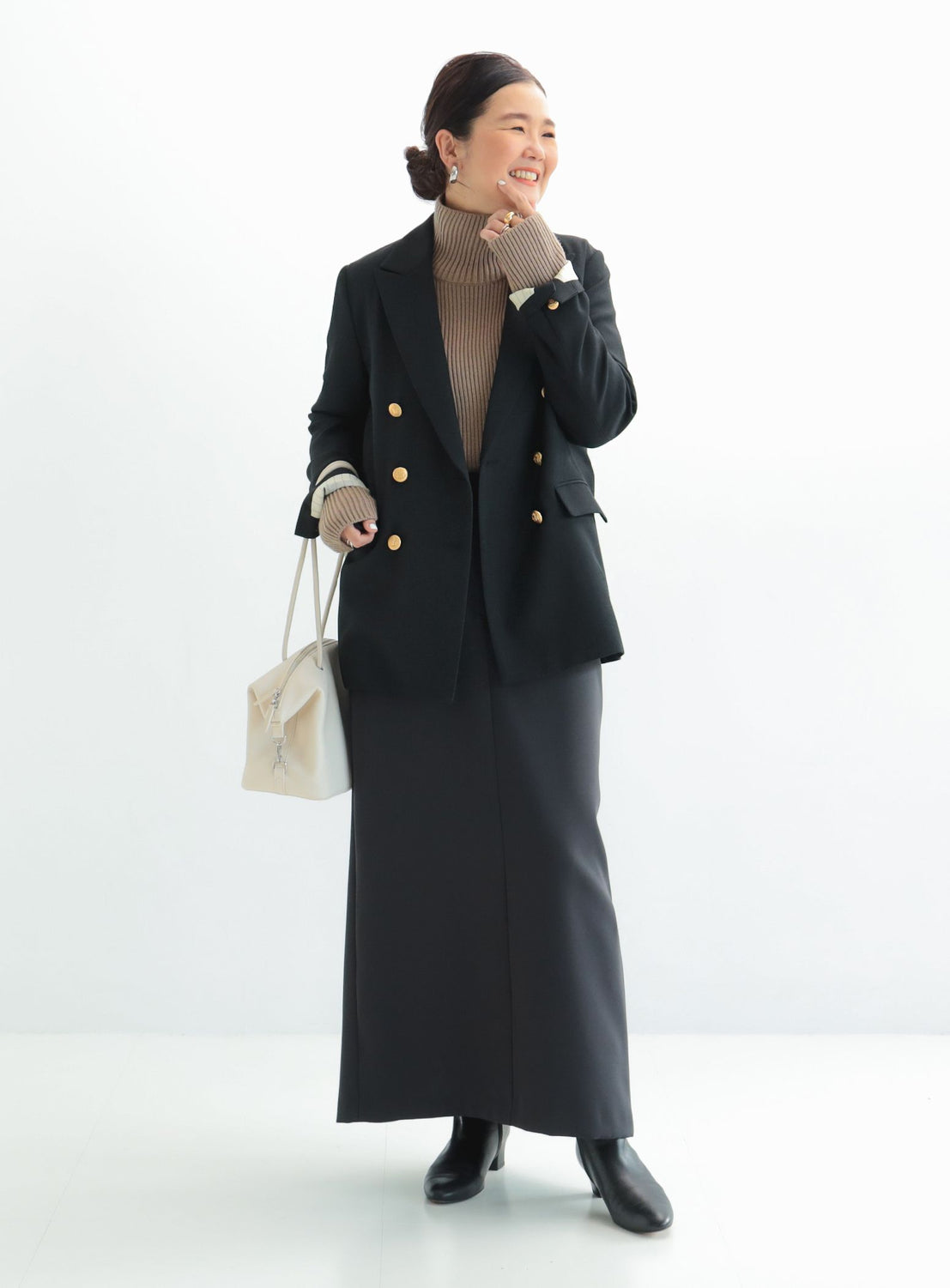 Dry Gabardine 6-Button Double Jacket