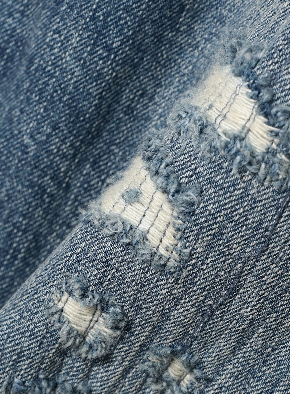 5 Pockets Damage Denim Pants