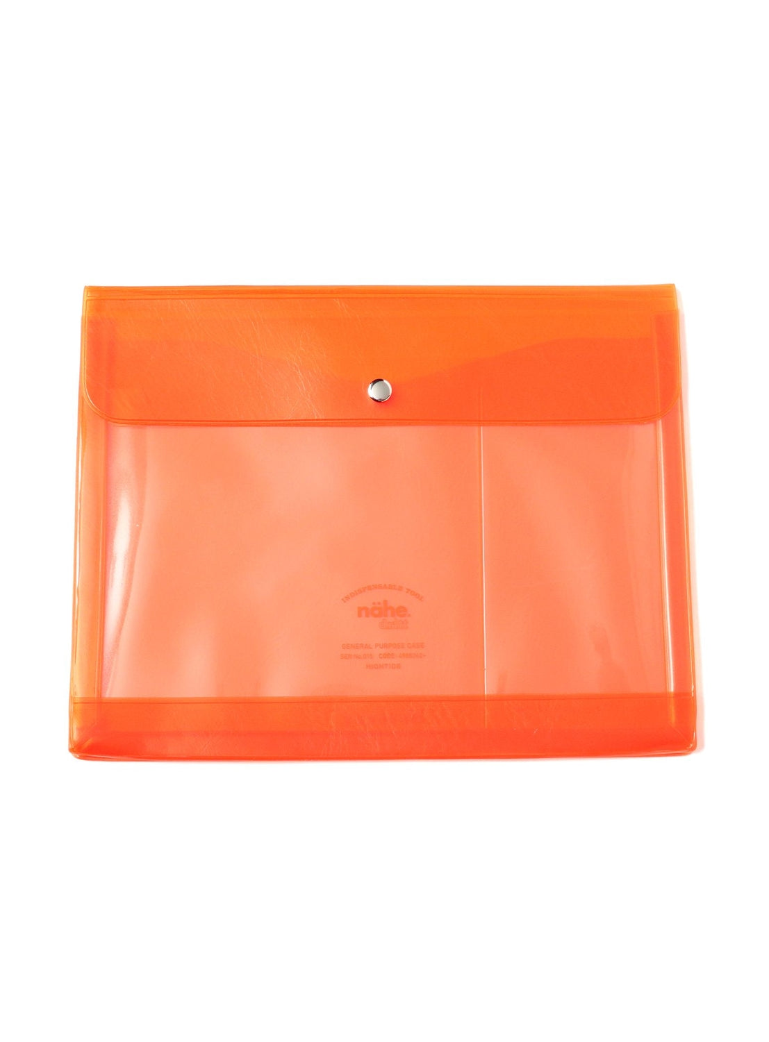【รุ่นพิเศษ】nahe(R) / เจเนอรัล พอร์พัส เคส A5 สีส้มใส