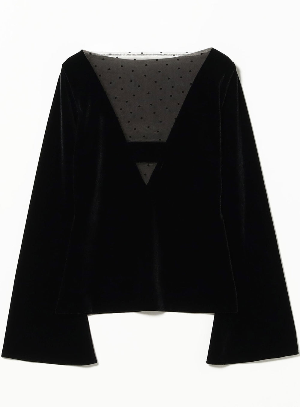 BEAMS SALON / Sheer Velour Pullover