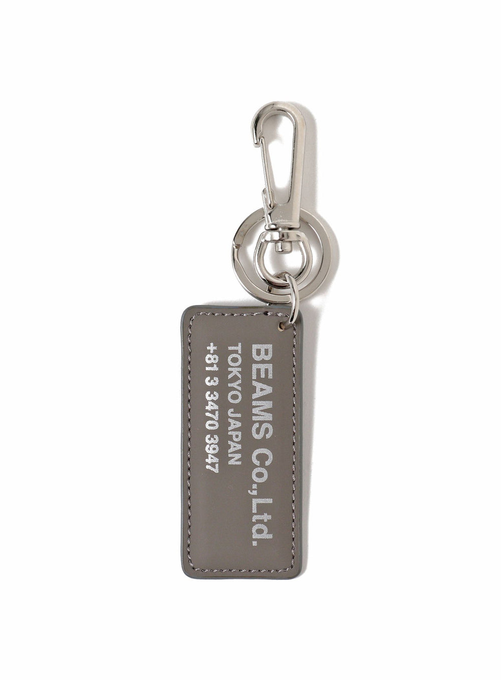 Leather Reflector Tag Keyholder