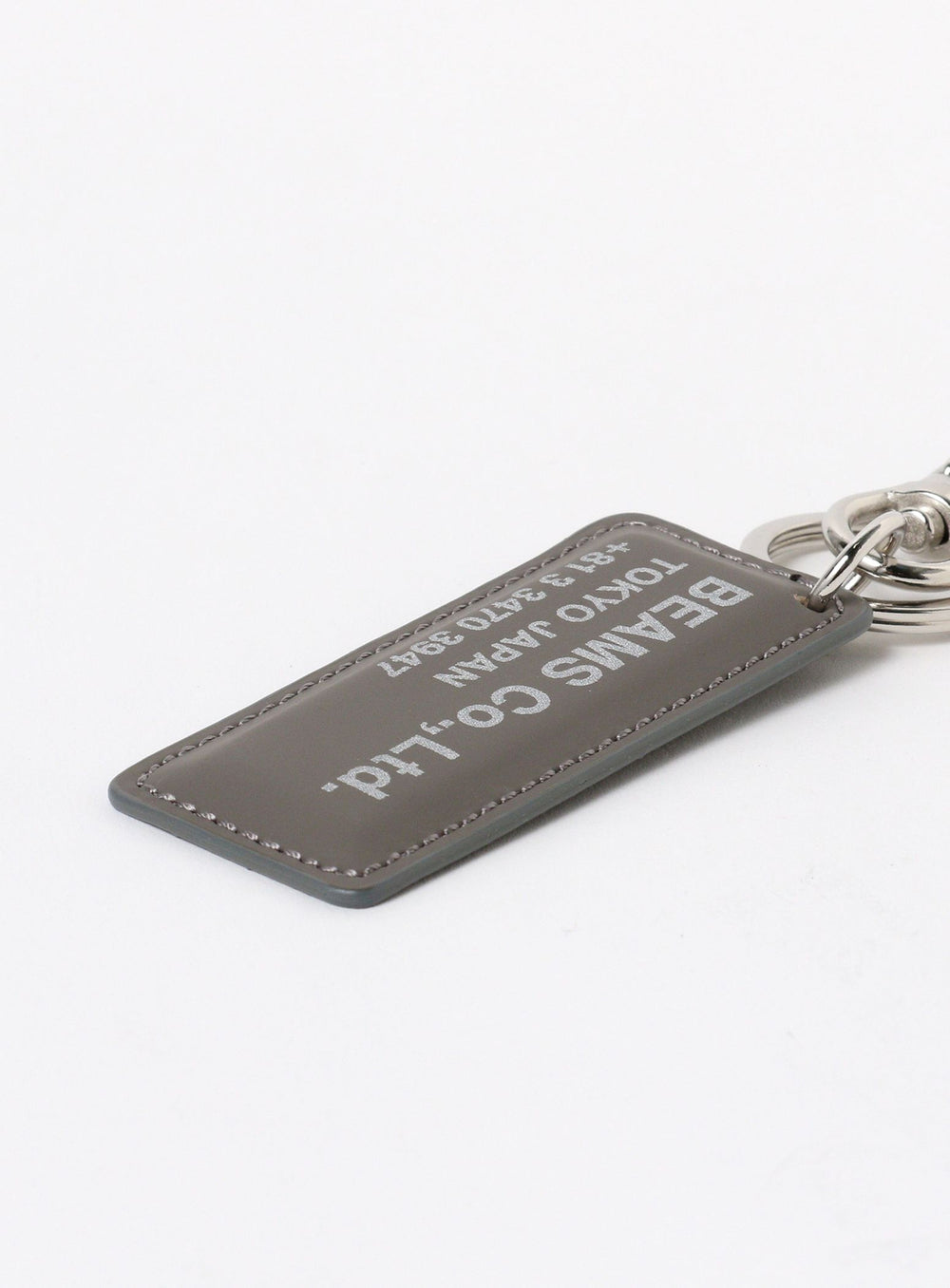 Leather Reflector Tag Keyholder