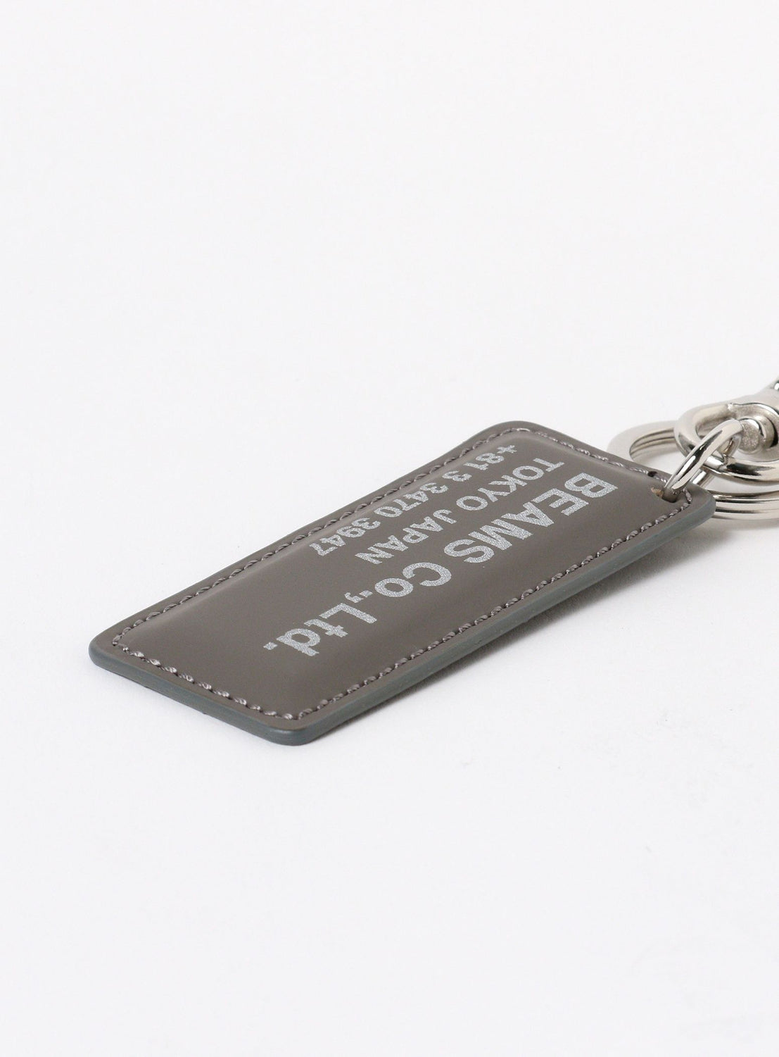 Leather Reflector Tag Keyholder