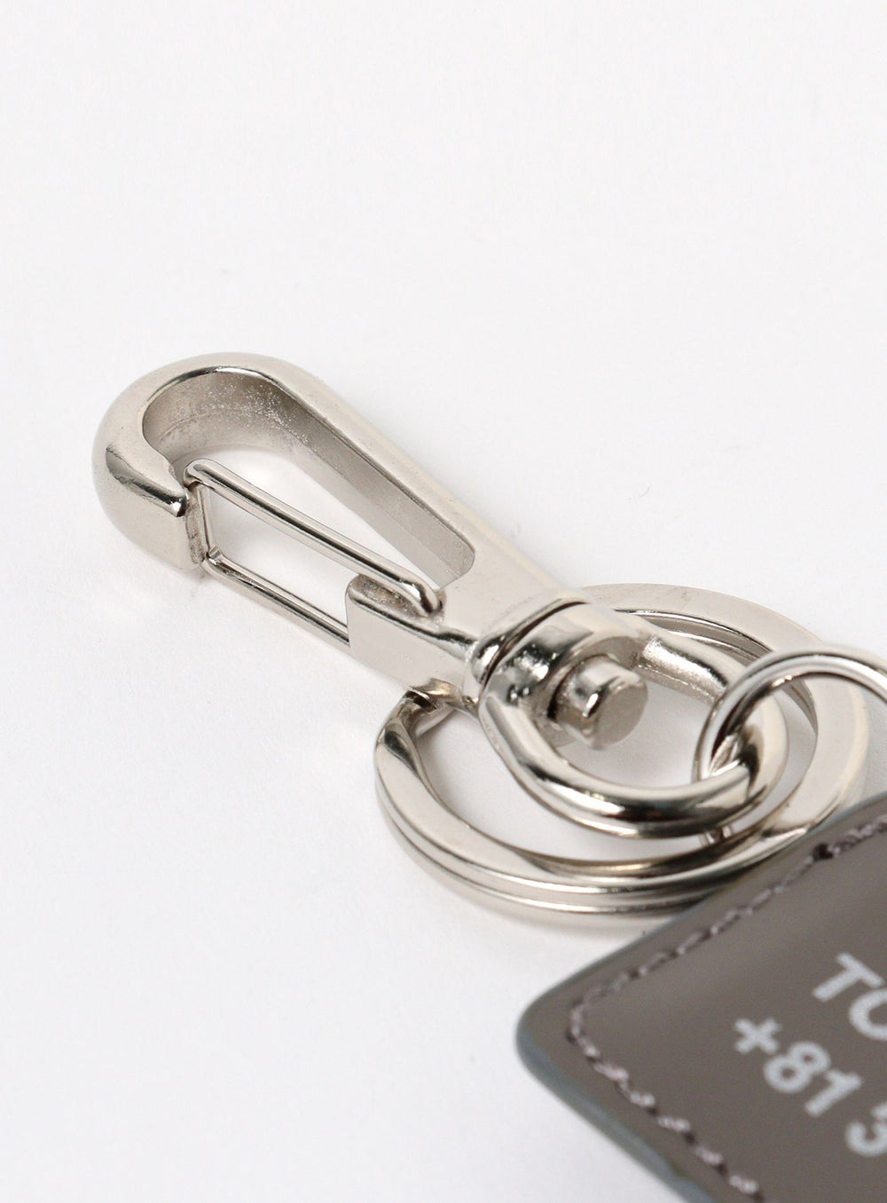 Leather Reflector Tag Keyholder