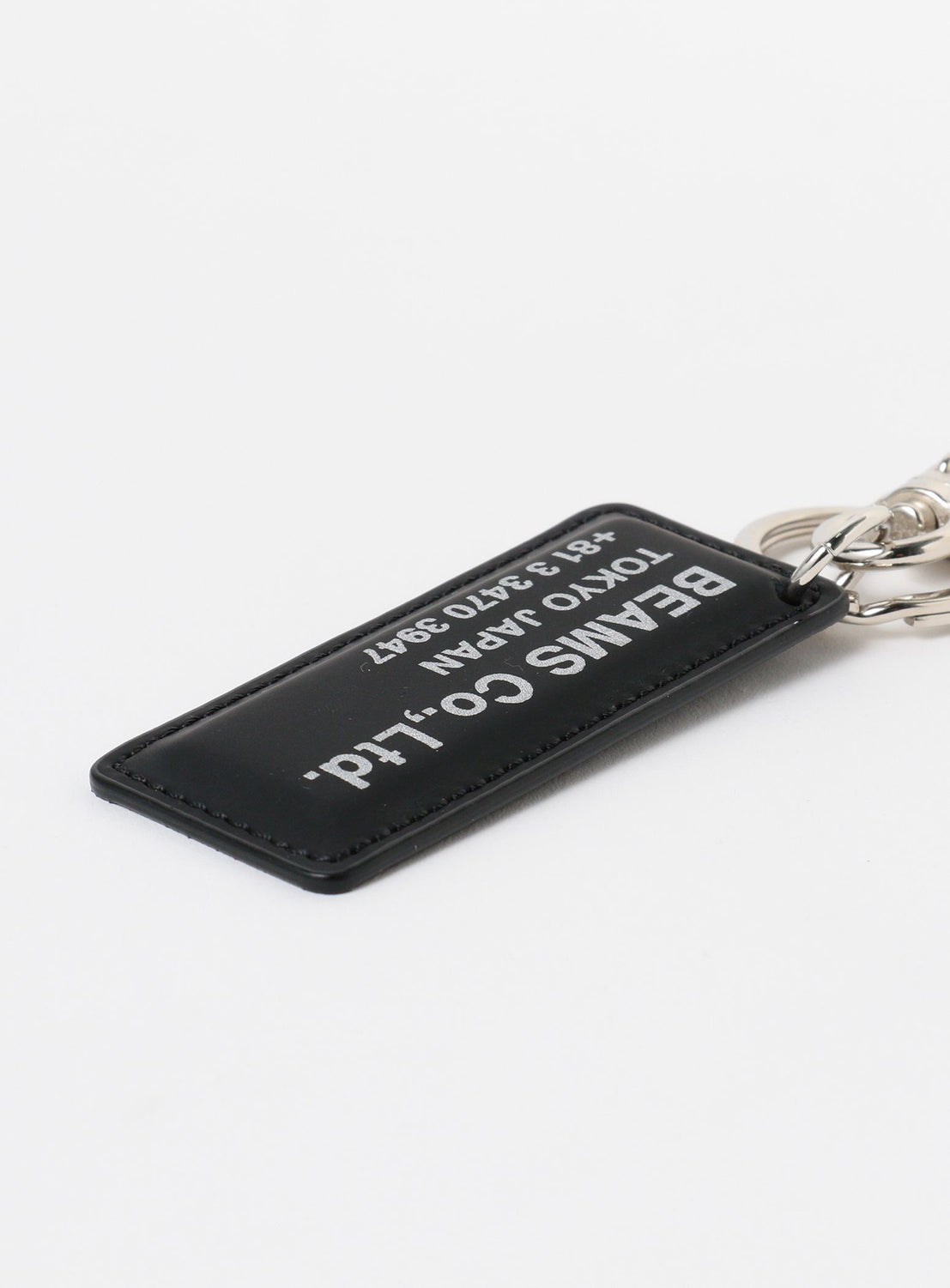 Leather Reflector Tag Keyholder
