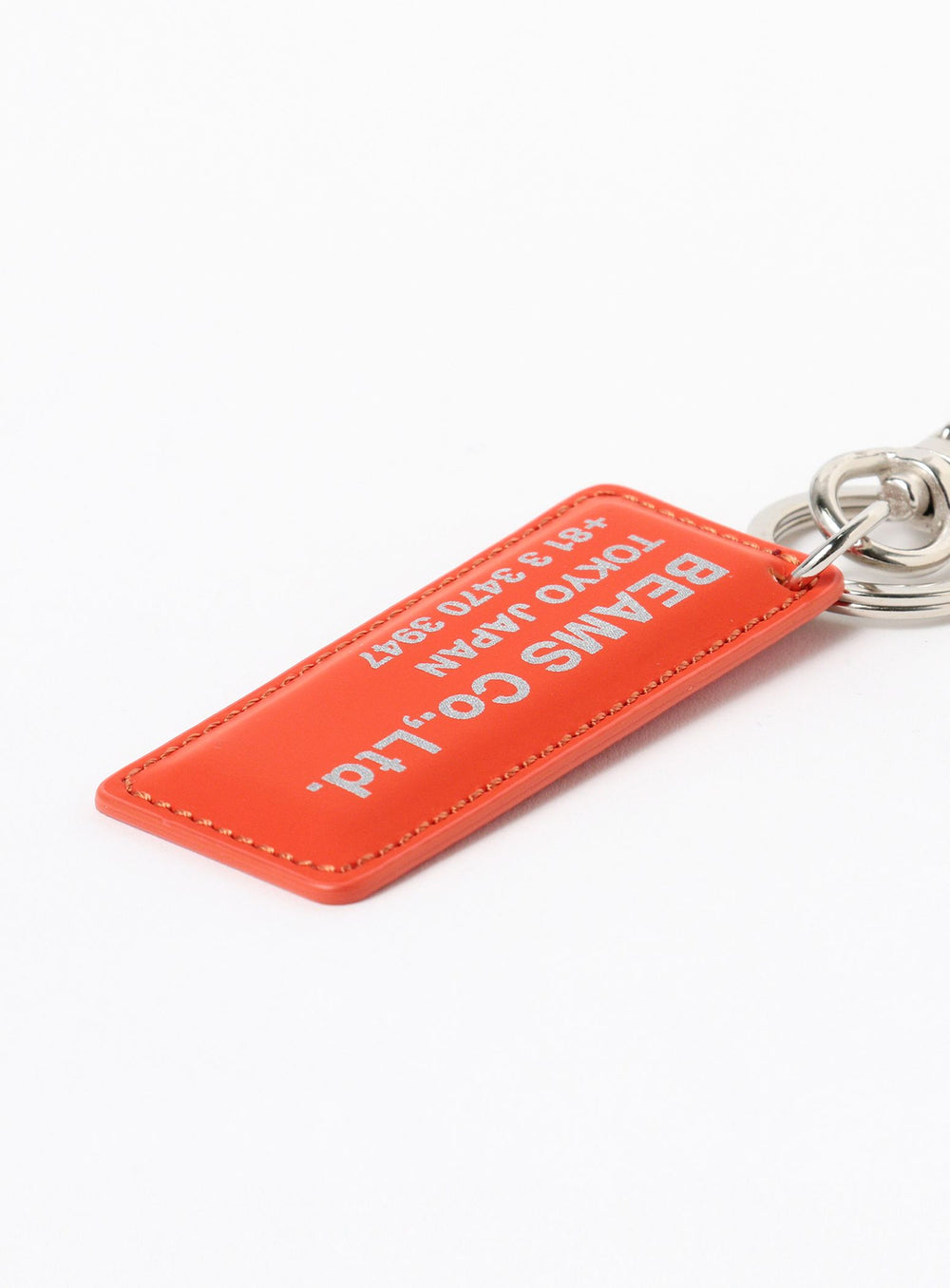Leather Reflector Tag Keyholder