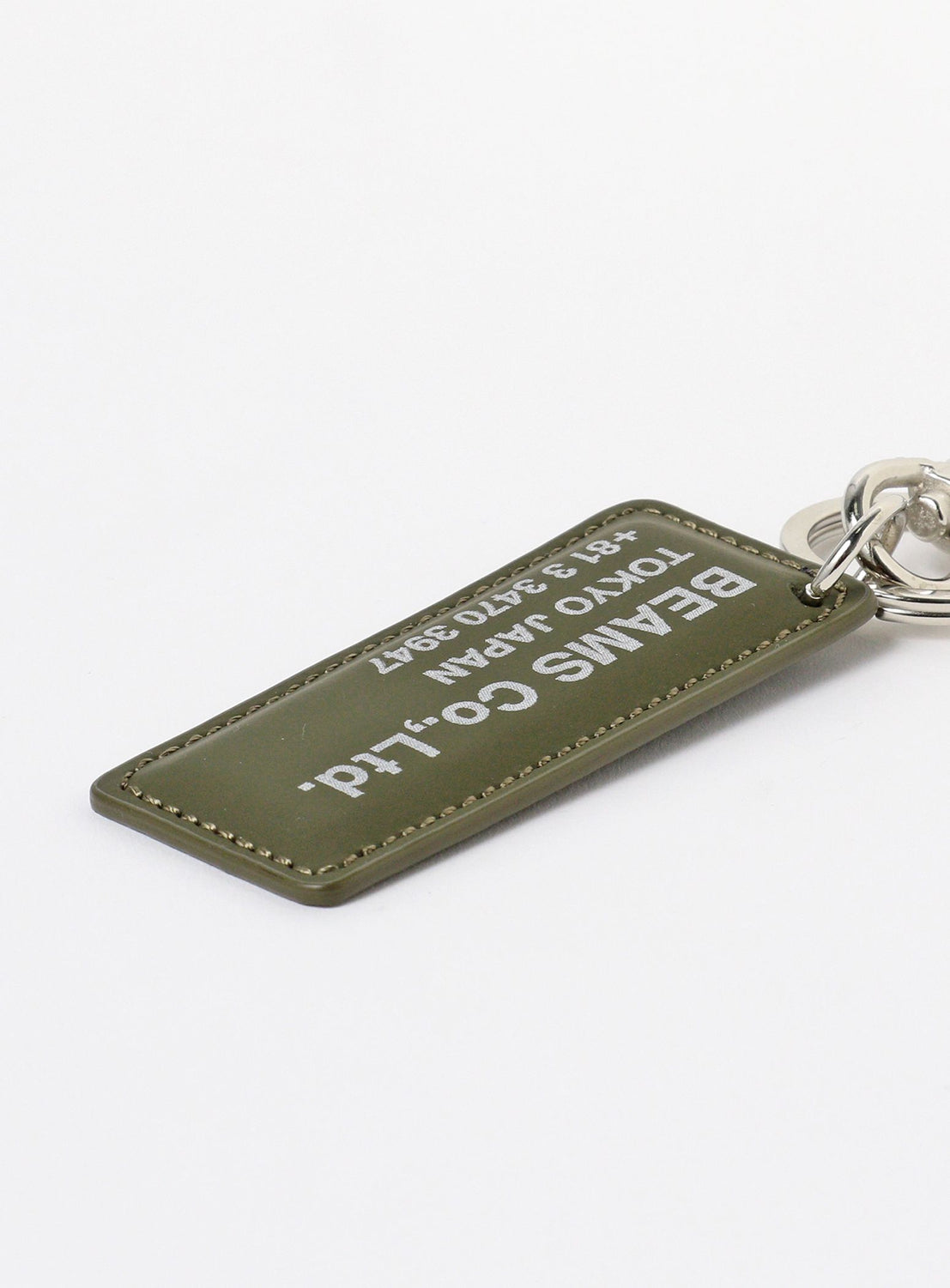 Leather Reflector Tag Keyholder