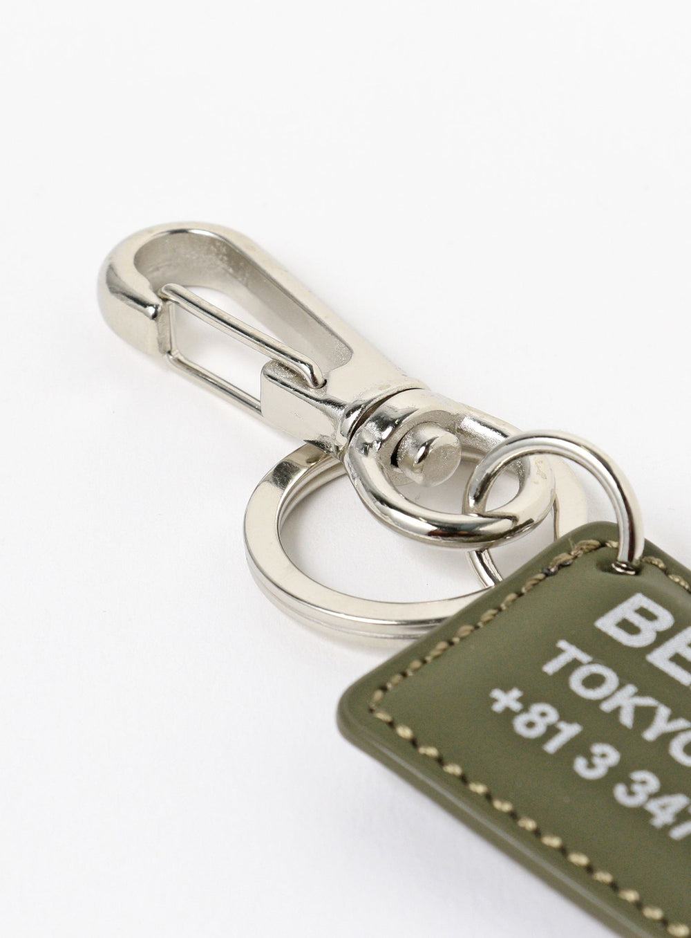 Leather Reflector Tag Keyholder