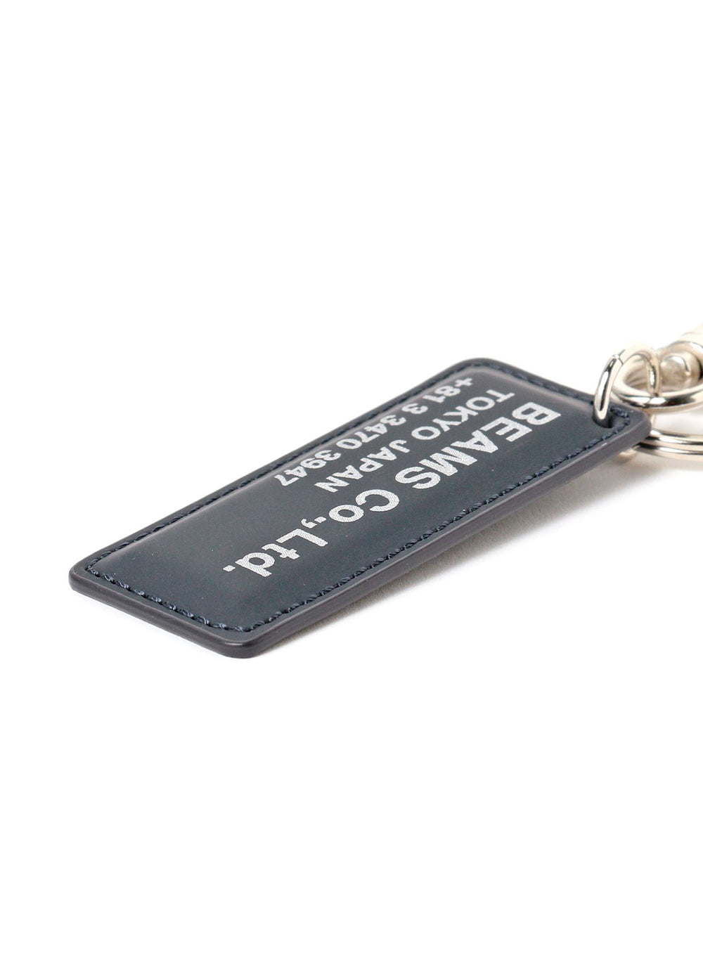 Leather Reflector Tag Keyholder