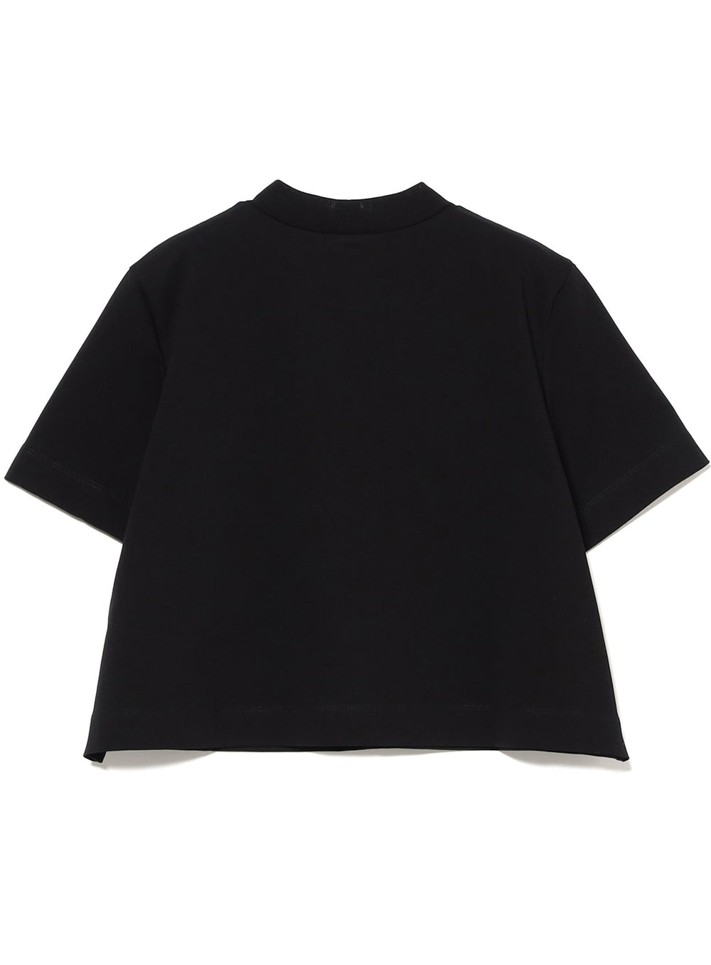 Mock Neck Cropped T-Shirt