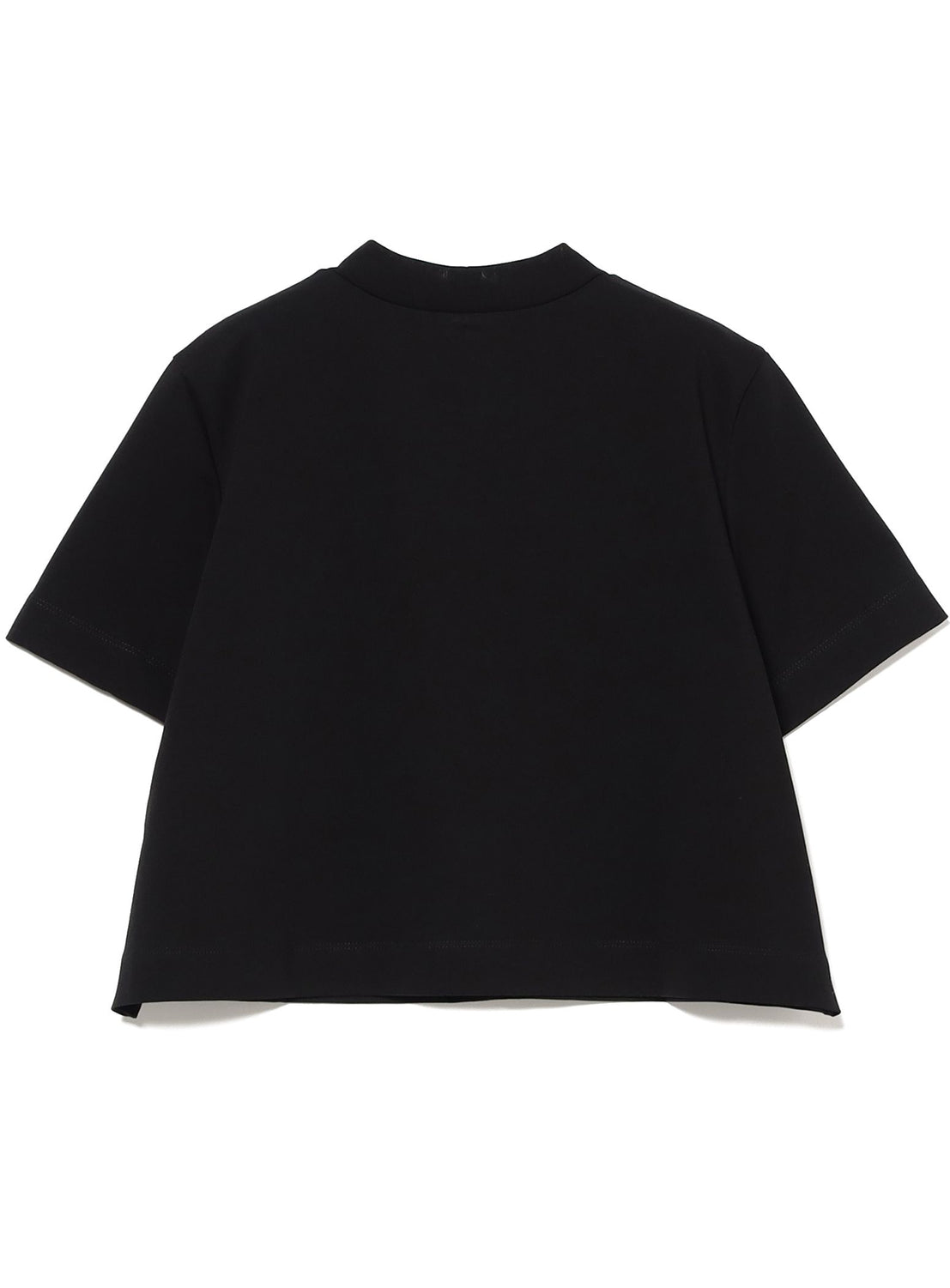 Mock Neck Cropped T-Shirt