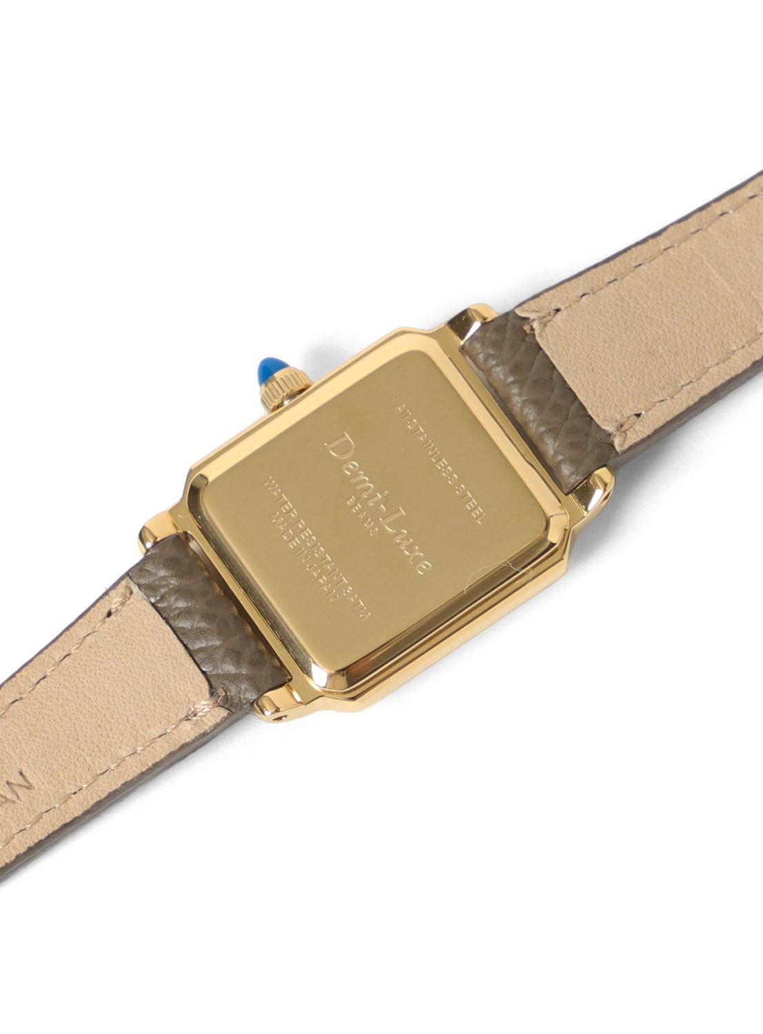 D-Buckle Leather Watch