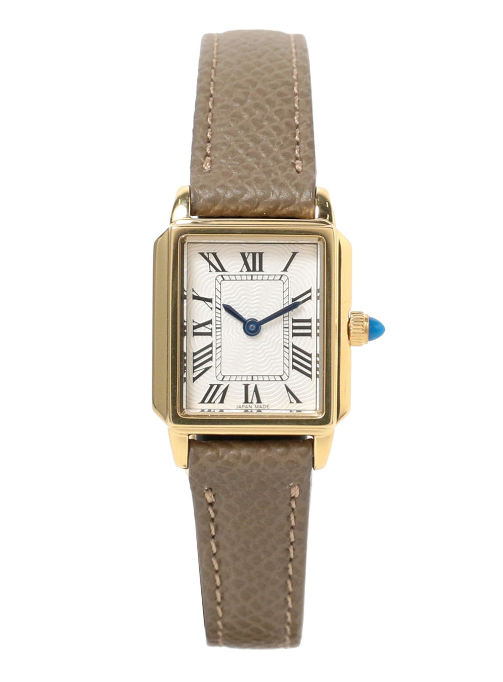 D-Buckle Leather Watch