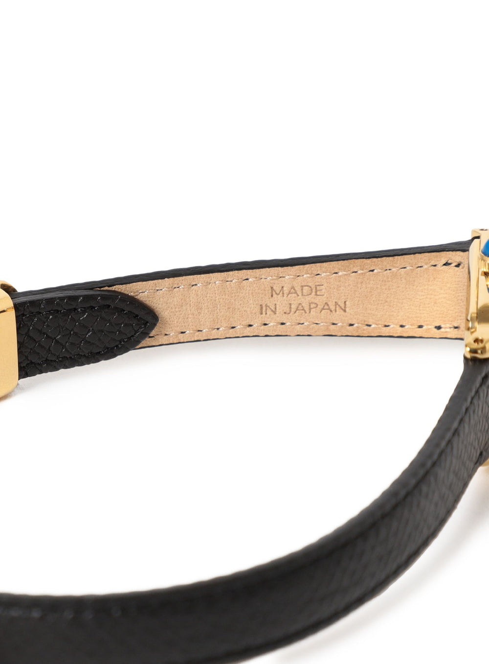 D-Buckle Leather Watch
