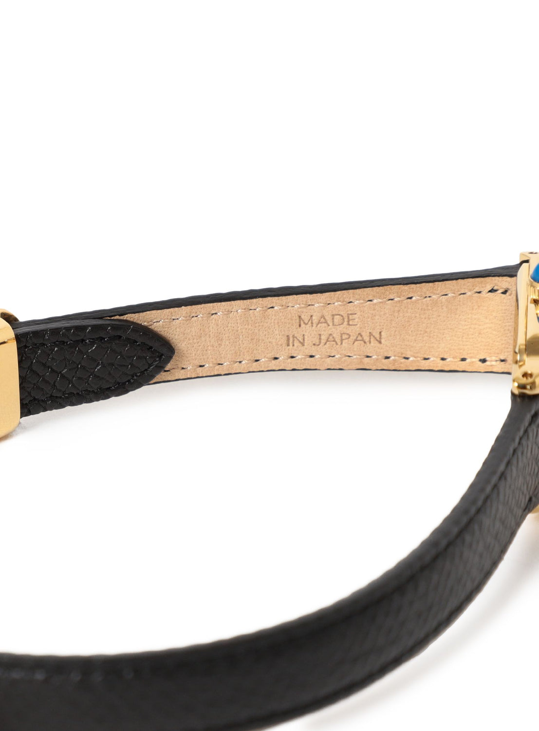 D-Buckle Leather Watch