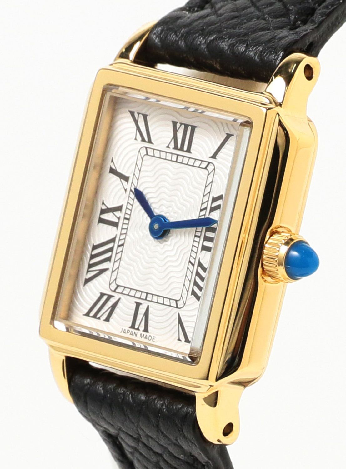D-Buckle Leather Watch