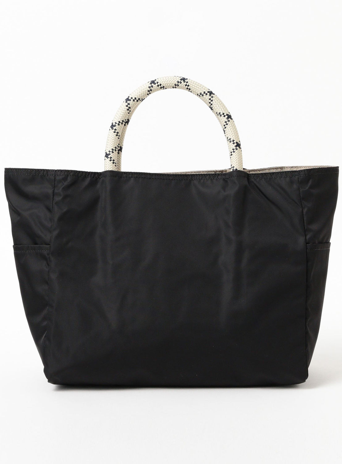 NOMADIS / SAC2 W กระเป๋าโท้ทผ้าไนลอนพิมพ์โลโก้สไตล์คอลเลจ