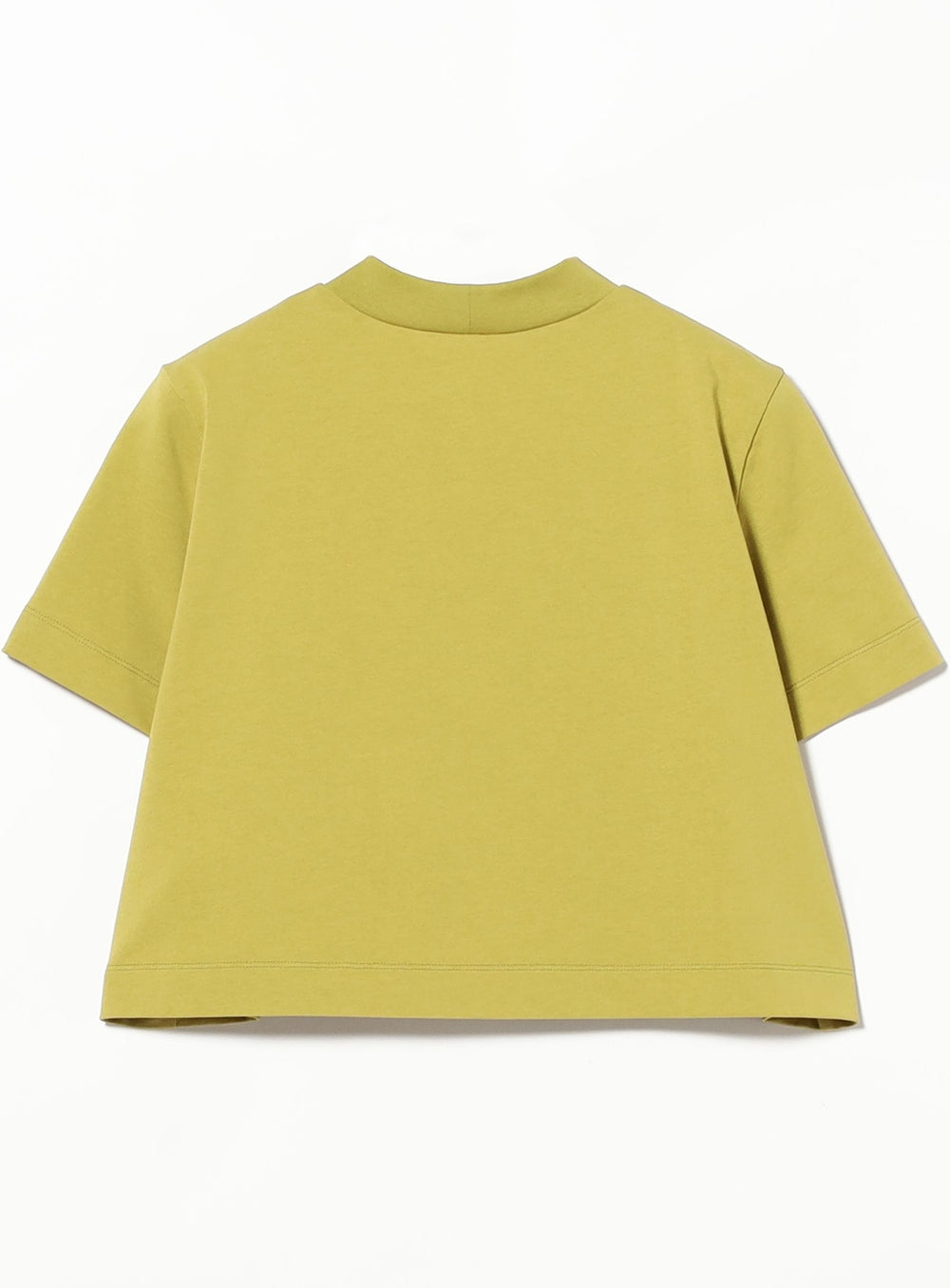 Mock Neck Cropped T-Shirt