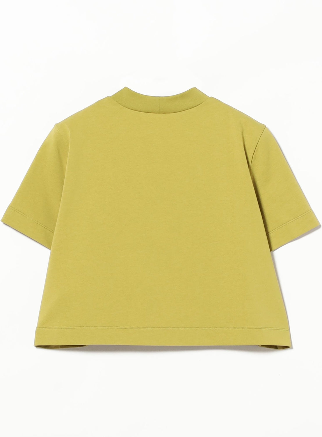 Mock Neck Cropped T-Shirt