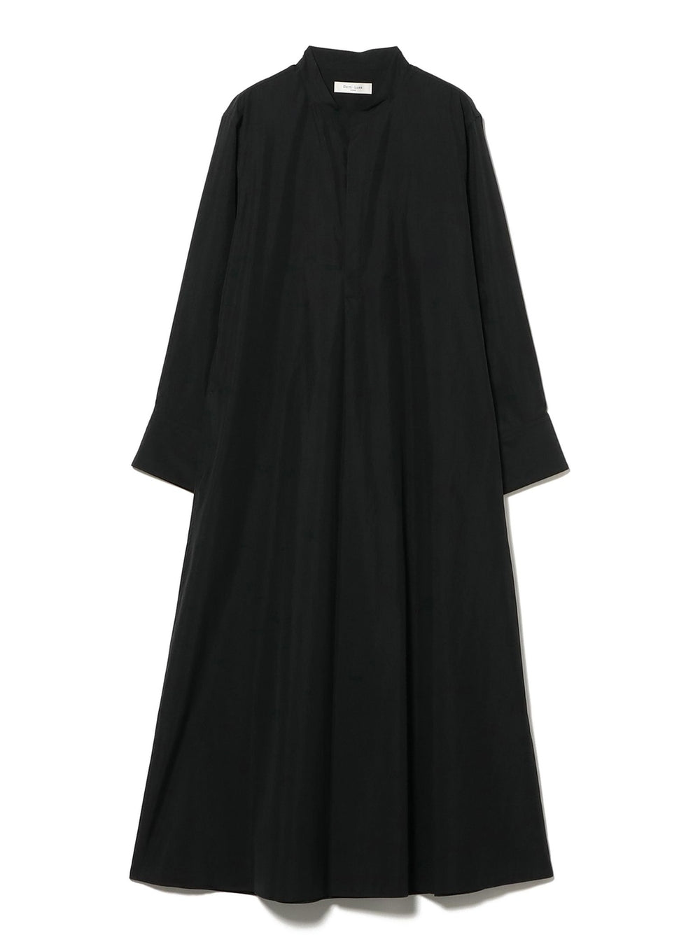 Cotton Nylon Flare Shirt Dress