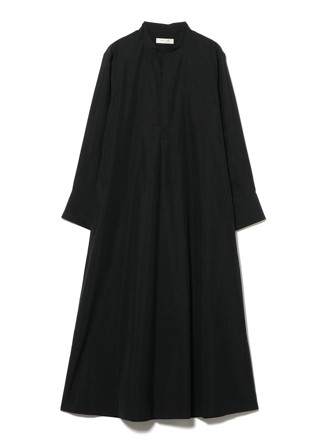 Cotton Nylon Flare Shirt Dress