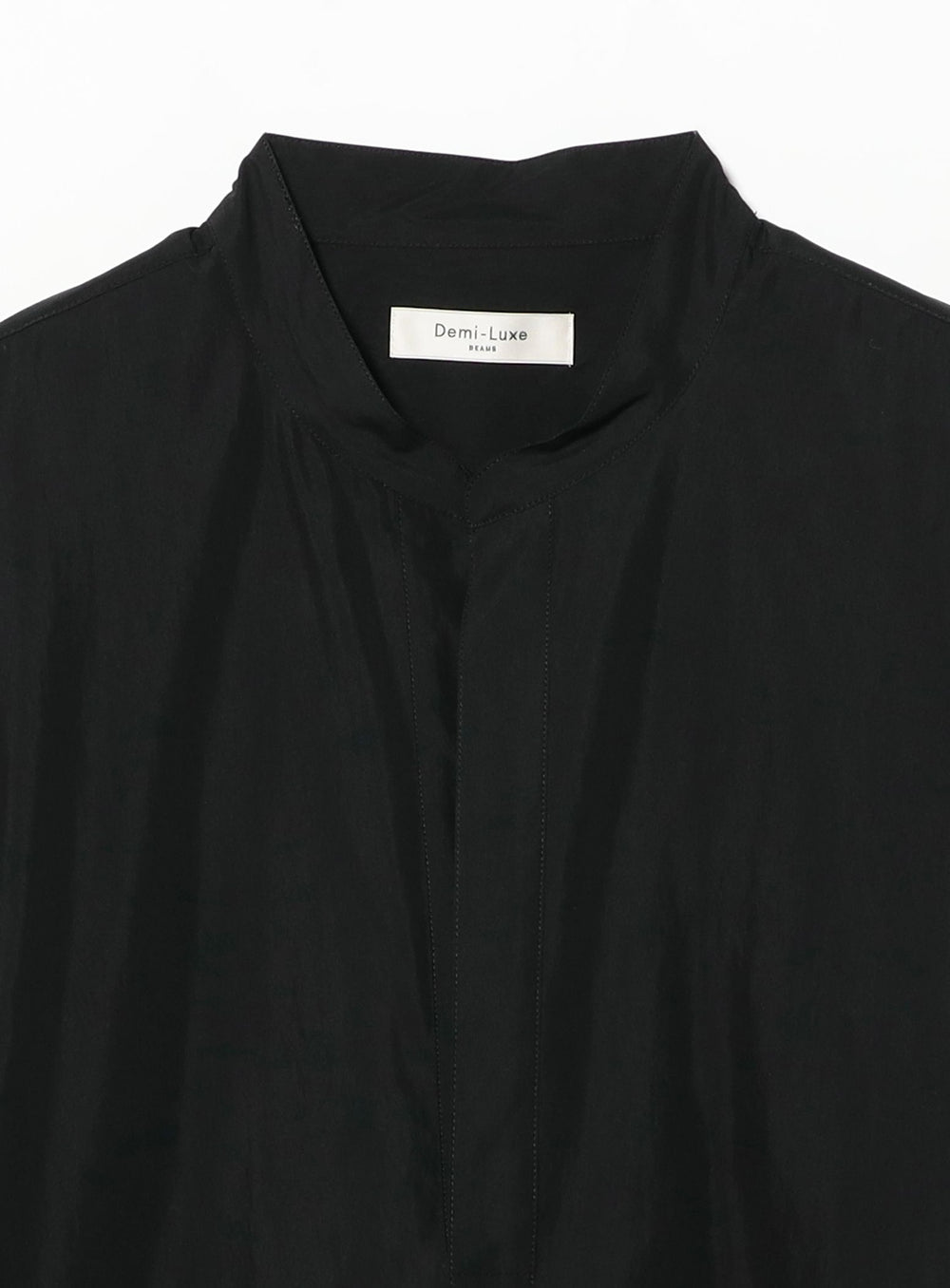 Cotton Nylon Flare Shirt Dress