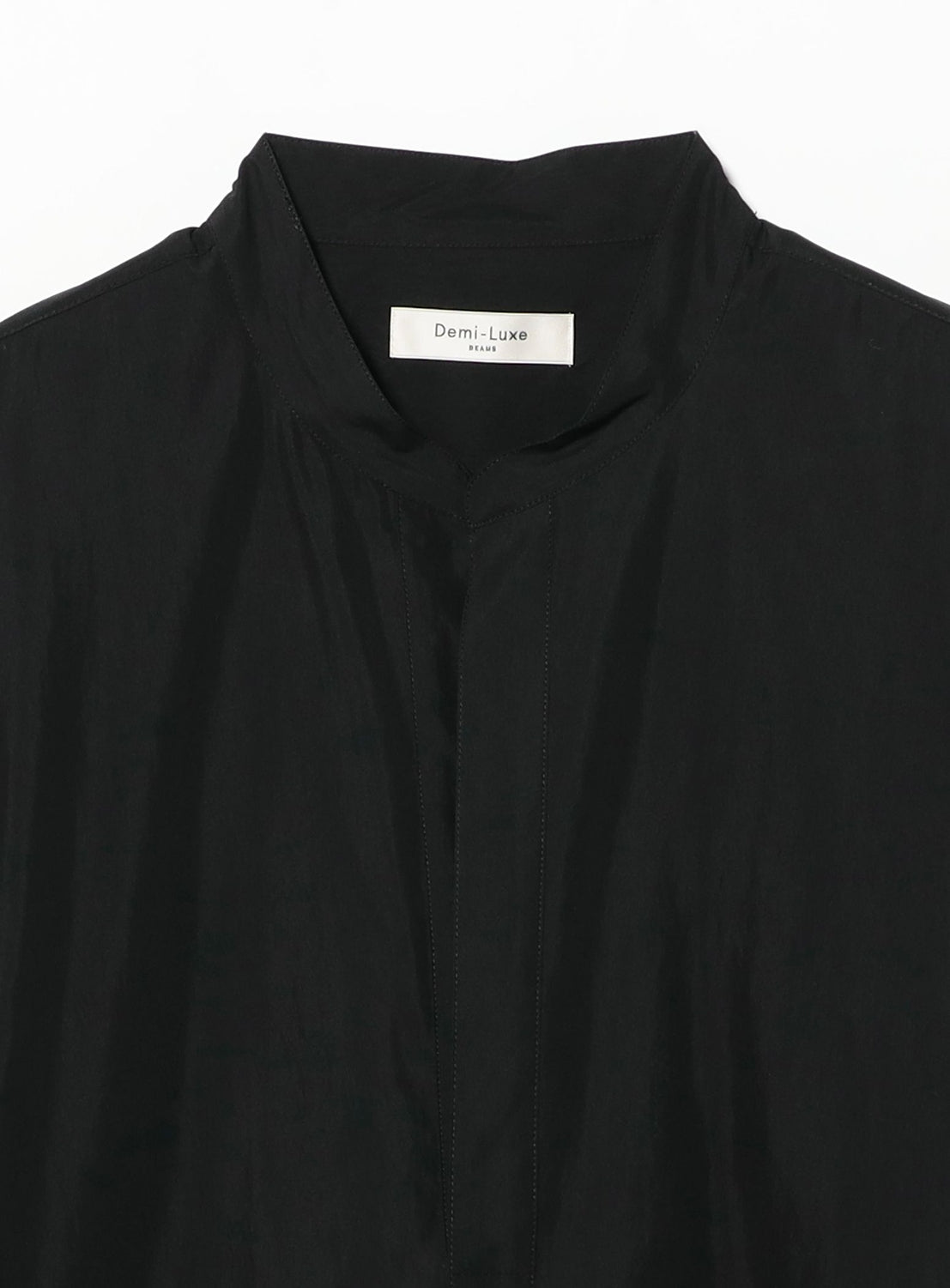 Cotton Nylon Flare Shirt Dress