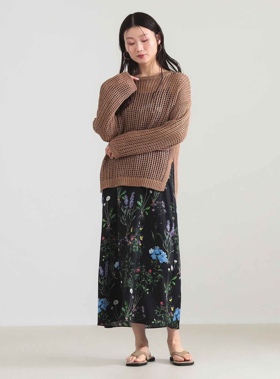 3-Gauge Cotton Mesh Pullover