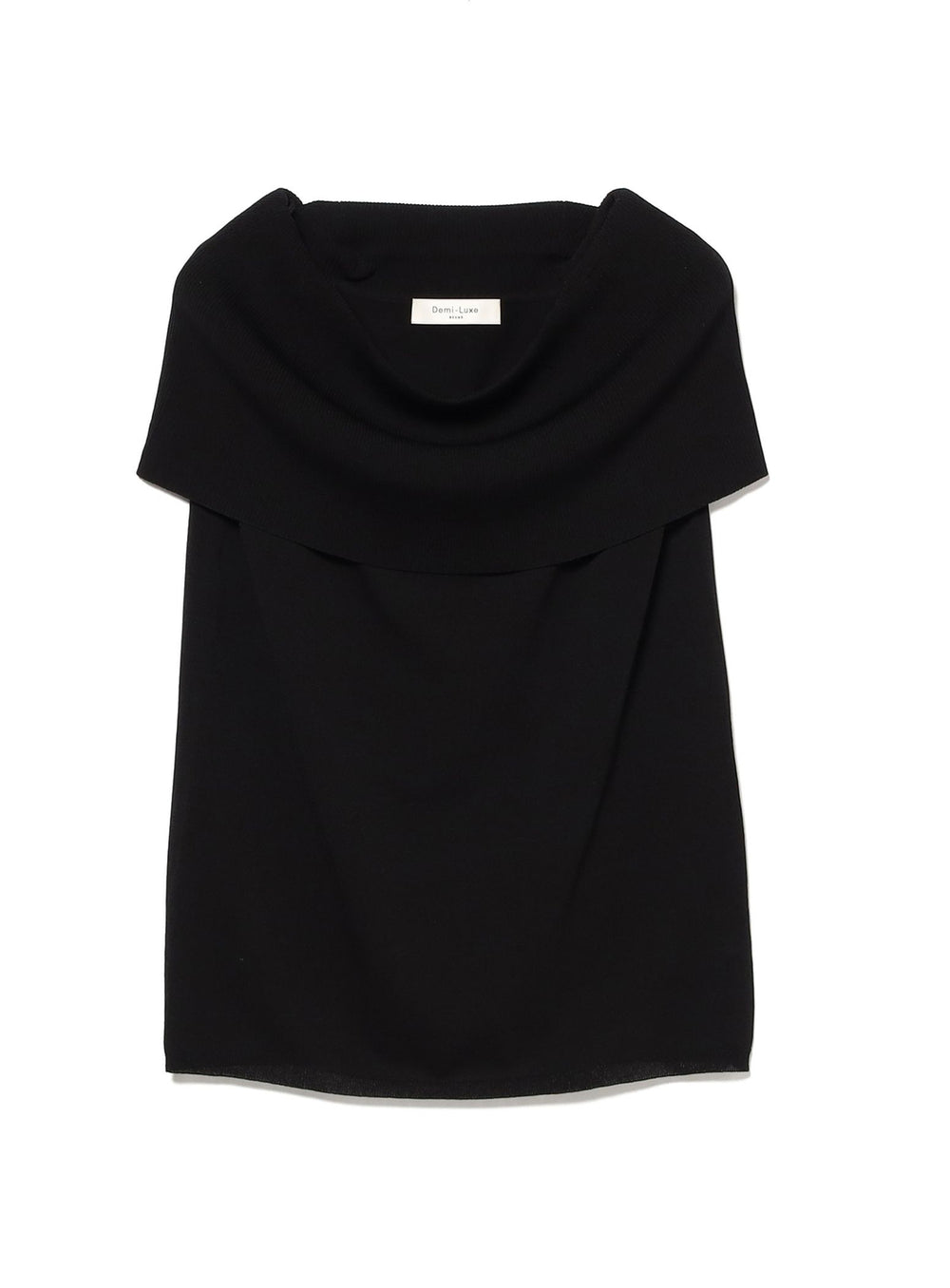 Off-Shoulder Sleeveless Knit