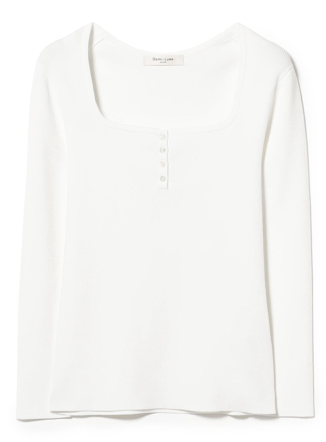 16-Gauge Cotton Henley Neck Pullover