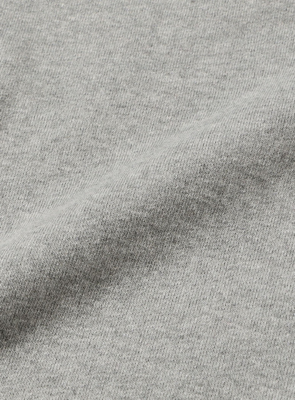 Kasuri-Dyed Cut-Off Crew Neck Sweatshirt