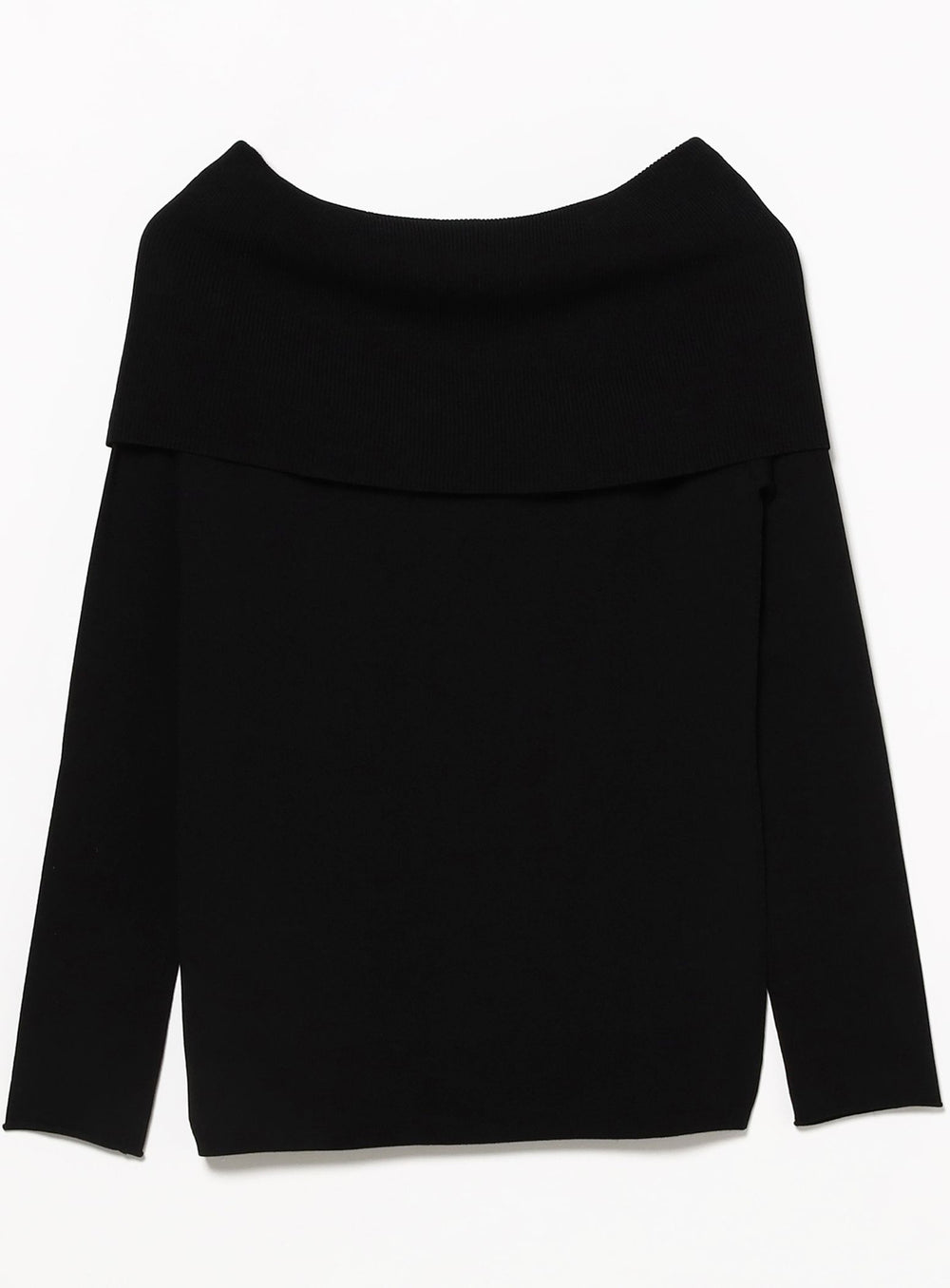 Off-shoulder Pullover Knit