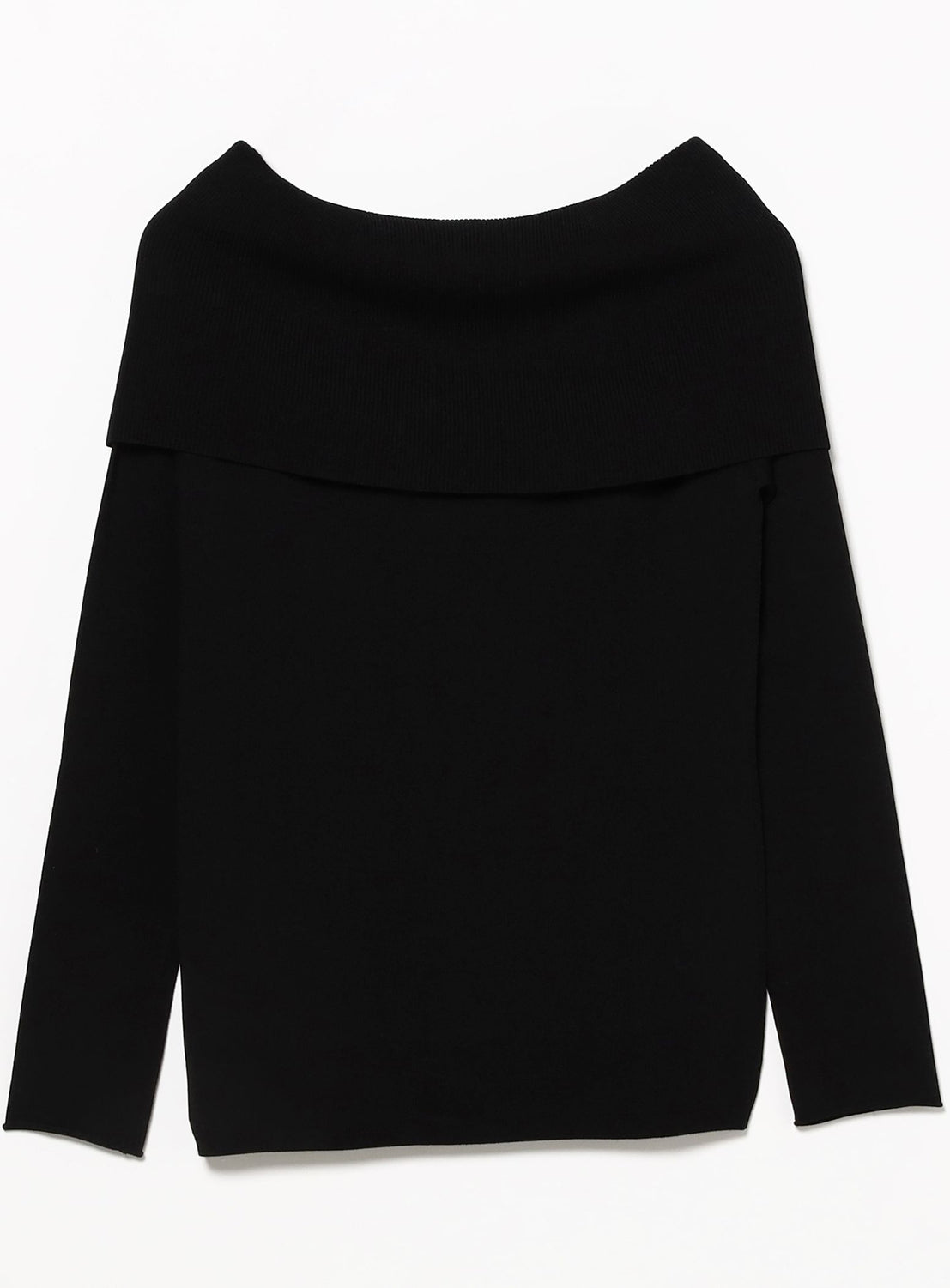 Off-shoulder Pullover Knit