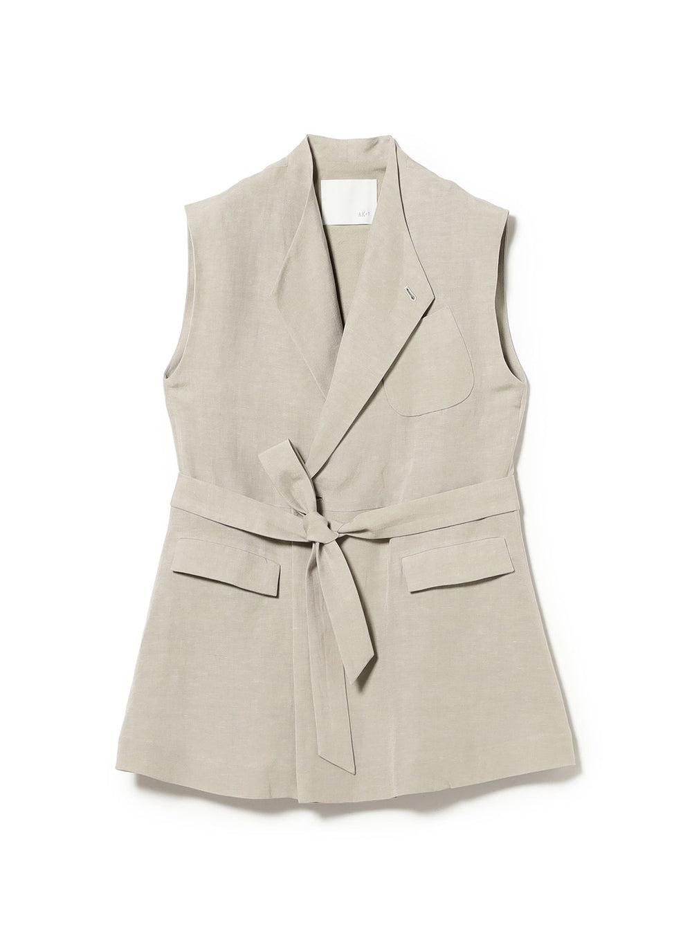 AK+1 / Linen Belted Gilet