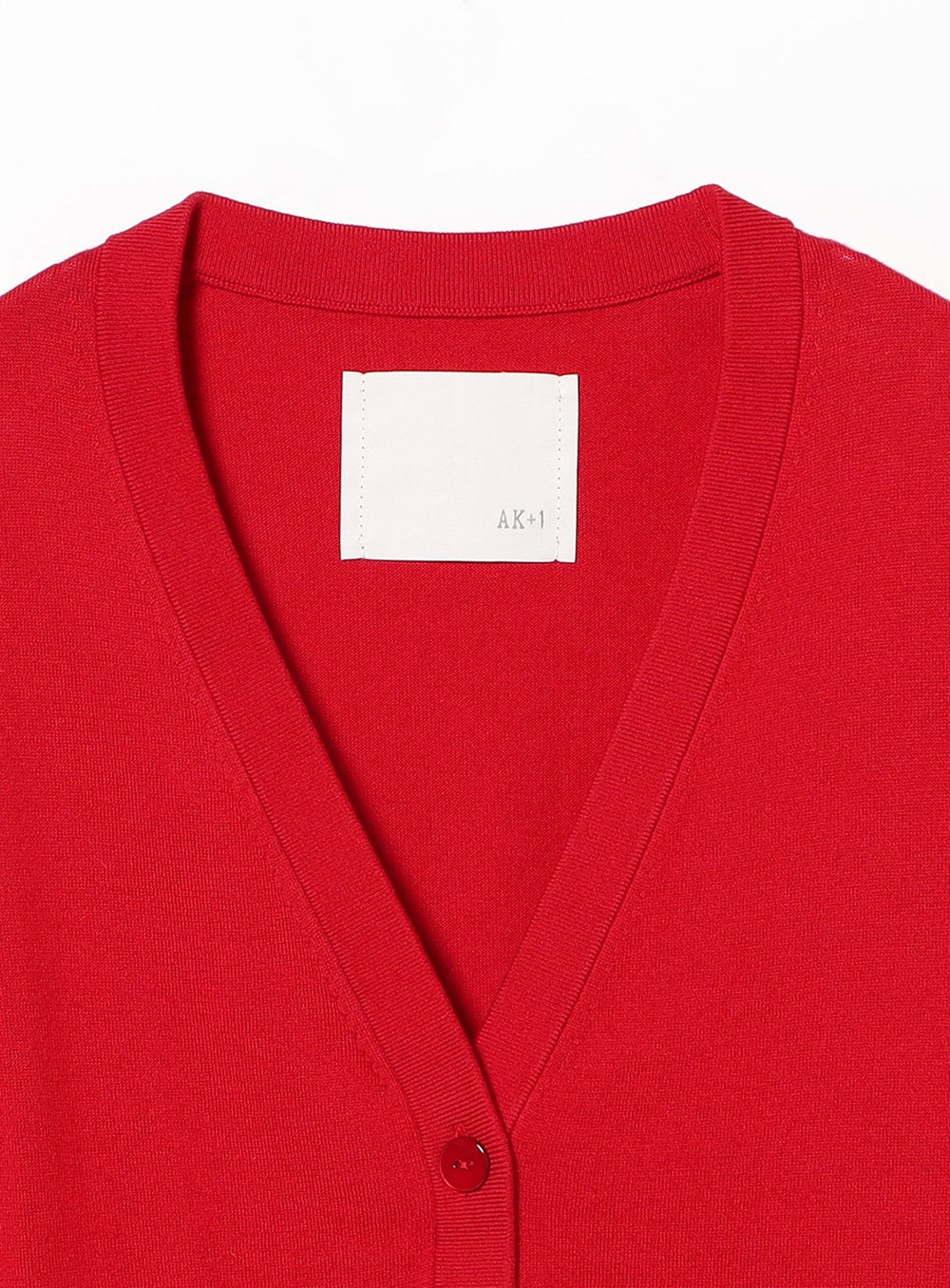 AK+1 / 16-Gauge Suvin Cotton V-Neck Cardigan
