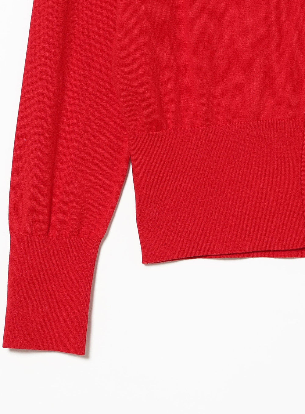 AK+1 / 16-Gauge Suvin Cotton V-Neck Cardigan