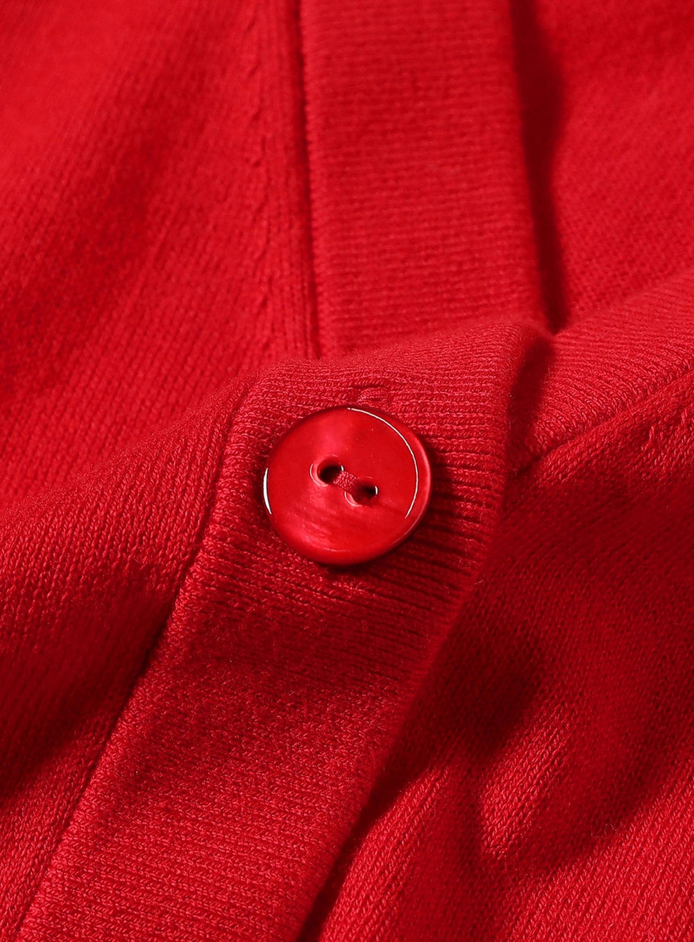 AK+1 / 16-Gauge Suvin Cotton V-Neck Cardigan