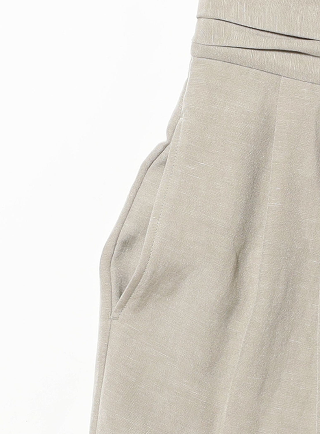 AK+1 / Linen Double-Pleated Pants