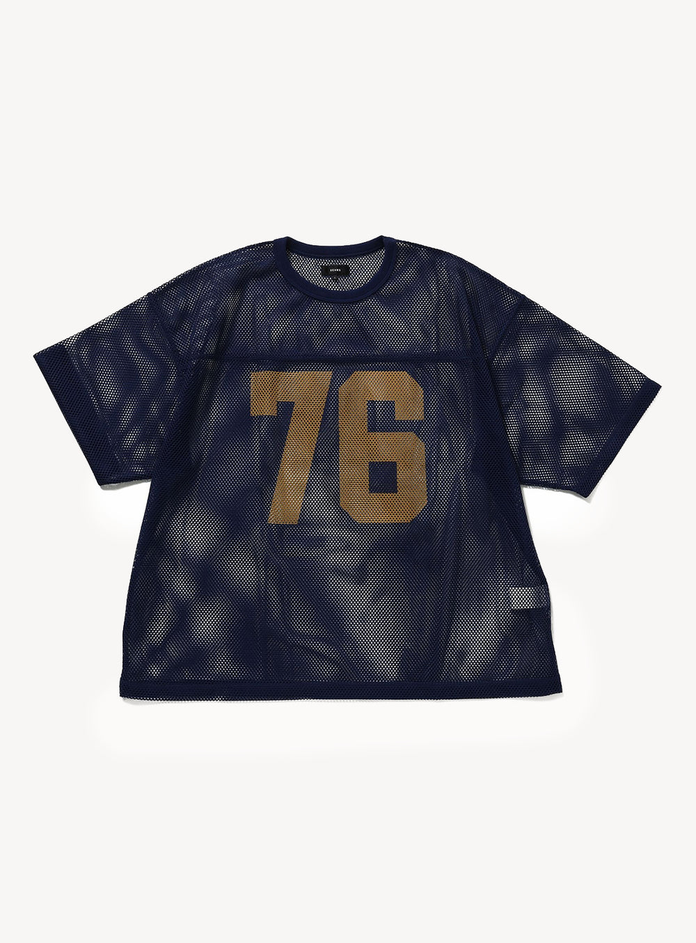 เสื้อยืดตาข่ายพิมพ์ลาย ทรงหลวมสั้น