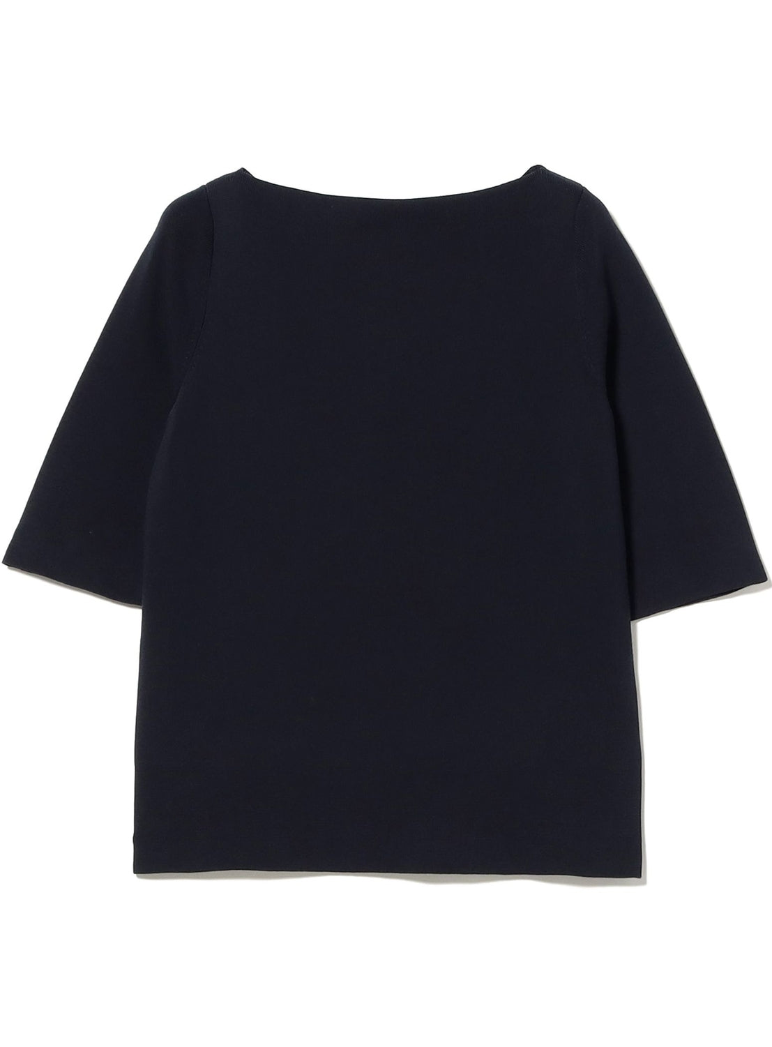 เสื้อถักคอเรือเรียบง่าย .M