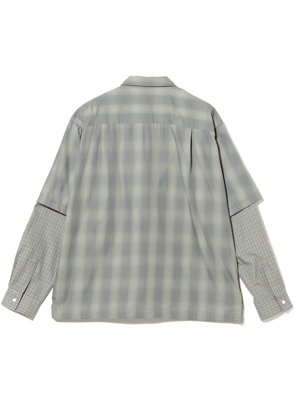 เสื้อเชิ้ตลายตารางแบบเลเยอร์