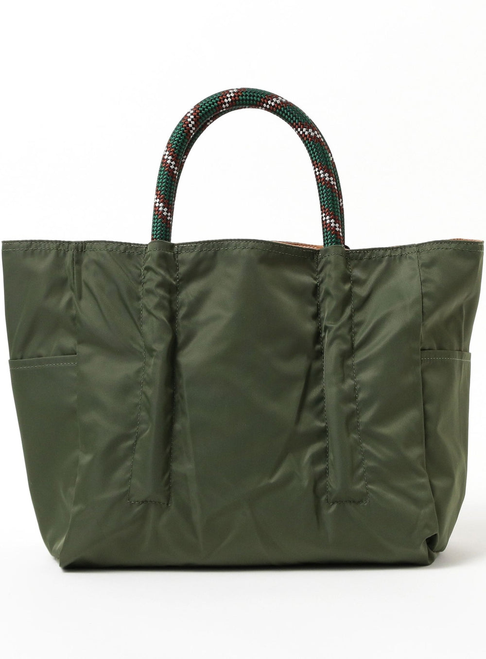 NOMADIS / SAC2 W กระเป๋าโท้ทพิมพ์ลายโลโก้สไตล์คอลเลจแบบกลับด้านได้