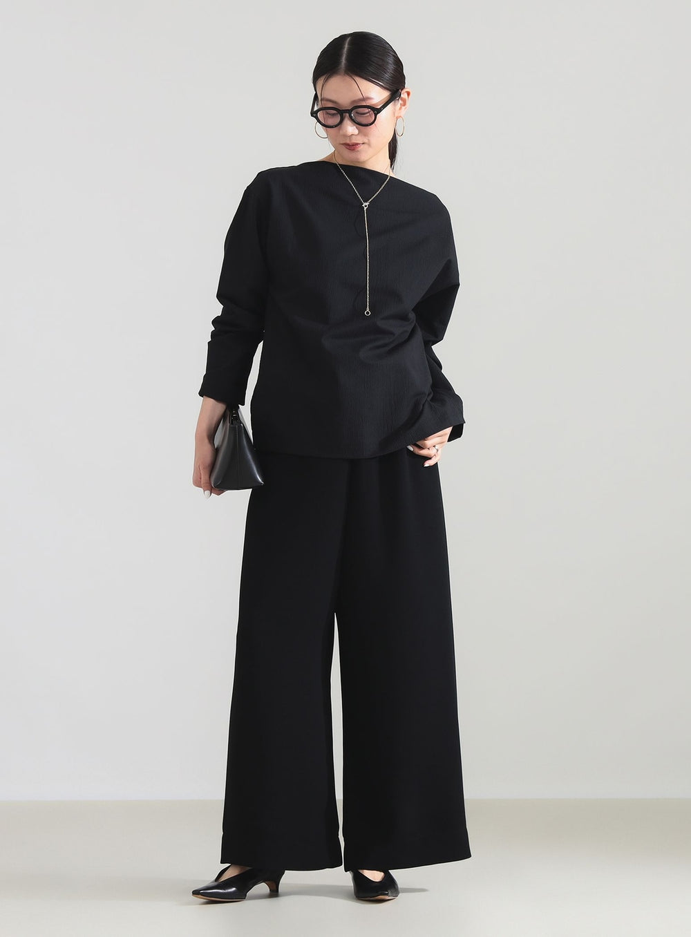 Boat Neck Long Sleeve T-Shirt