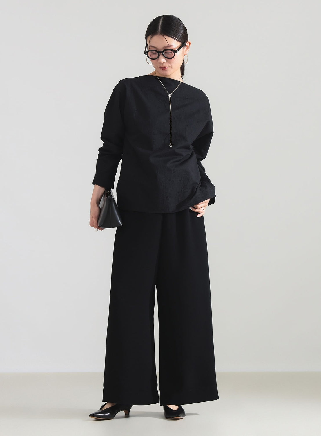 Boat Neck Long Sleeve T-Shirt