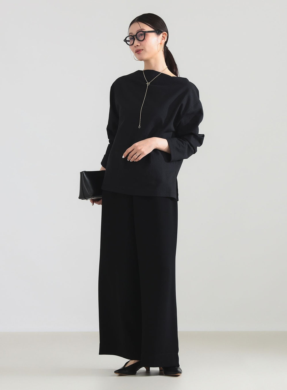 Boat Neck Long Sleeve T-Shirt