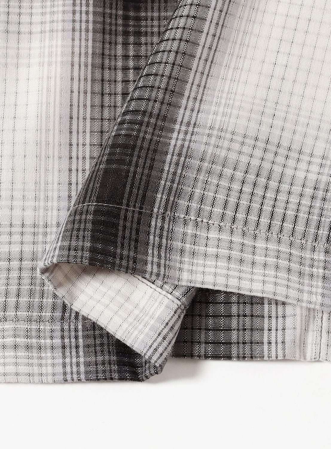 Ombre Check Mini Regular Collar Shirt