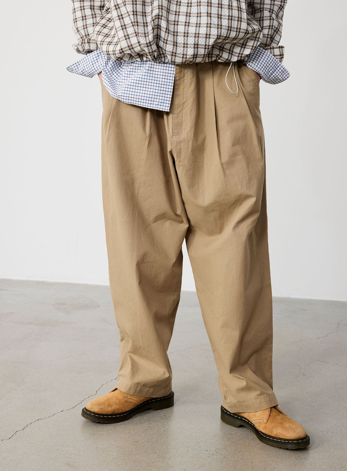 กางเกงขายาว Dungaree 2 จีบ