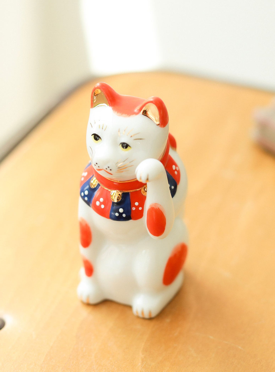 แมวกวักเซโตะ อุ้งเท้าซ้ายขึ้น ไซส์ 3 โดย Chugai Toen 【รุ่นพิเศษ】
