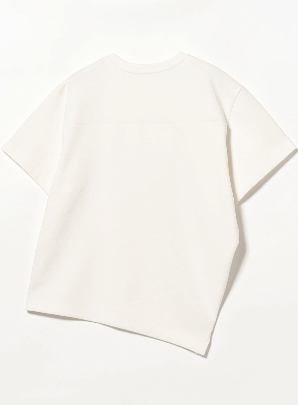 Bouclé Asymmetric Hem T-Shirt